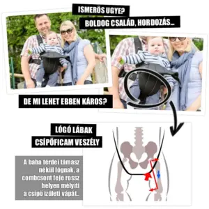 babák helytelen hordozása