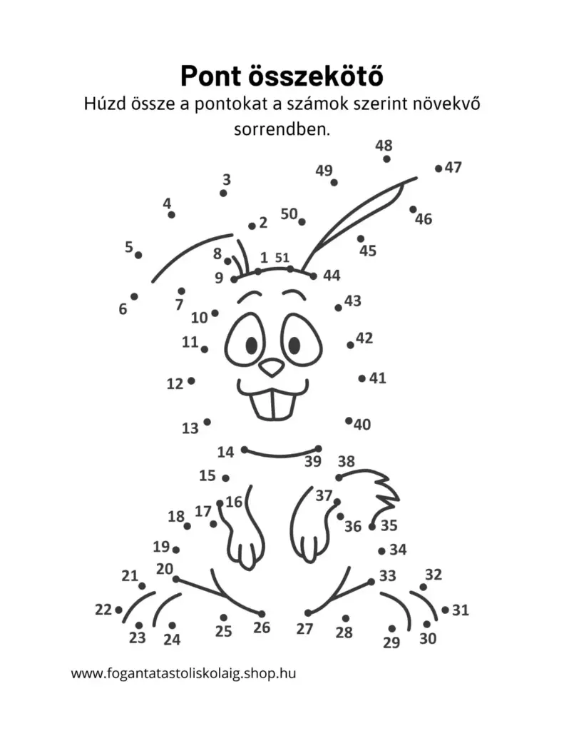 nyuszis pontösszekötő